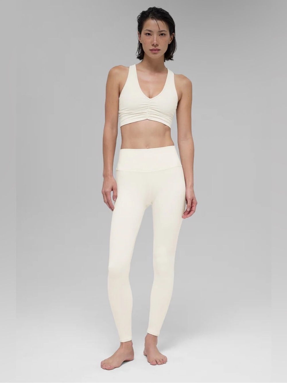 Alo Ivory High-Waist Airbrush Leggings